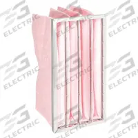 GRAINGER Pocket Air Filter: 24 in x 12 in x 12 in, MERV 13, Pink, Synthetic, 4 Pockets (MPN 2JVC9). Key specifications — Display Sell UOM: EA; Brand: GRAINGER; Media Material: Synthetic; Performance Rating: MERV 13.