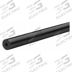 ABS Tube Stock: 6 ft Lg, 1/4 in Inside Dia, 3/4 in Outside Dia, 0.25 in Wall Thick, Opaque, Black (MPN BULK-PT-ABS-7). Key specifications — Clarity: Opaque.
