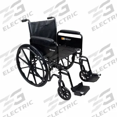 FIRST VOICE Wheelchair: 250 lb Wt Capacity, 16 in Seat Wd, 16 in Seat Dp, Vinyl, 16 in Back Ht - Standard Wheelchairs