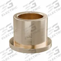 Flanged Sleeve Bearing: Bronze, SAE 841, 16 mm Bore, 22 mm OD, 20 mm Lg, -35°F to 300°F, 10 PK (MPN FFM1622-20B). Key specifications — System of Measurement: Metric; Material Grade: SAE 841; Flange Type: Flanged; Brand: OILITE.