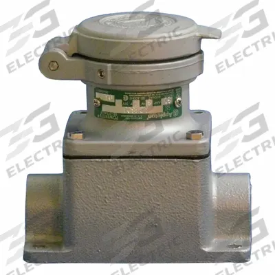 APPLETON ELECTRIC Pin and Sleeve Receptacle: Gray, 250V DC/600V AC, Three Phase, 30 A - Watertight Receptacles