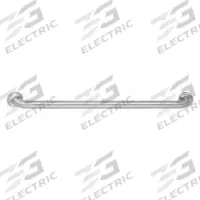 BRADLEY Wall Grab Bar: Straight, 16 in Lg, 1 1/2 in Dia, Stainless Steel, Satin, BRADLEY (MPN 8120-001160-GR). Key specifications — Brand: BRADLEY.