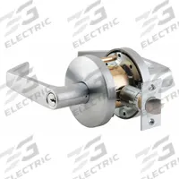 FALCON LOCK Door Lockset: Office Lever Locksets, Chrome, ADA Compliant (MPN W511CP6D D 626 KD). Key specifications — attr1024149: Not Ligature-Resistant; attr1011488: FALCON LOCK; attr1024446: F109; attr1011524: No Message; attr1011506: Dane; attr1011485: Yes; attr1059461: Satin Chromium-Plated : Steel.