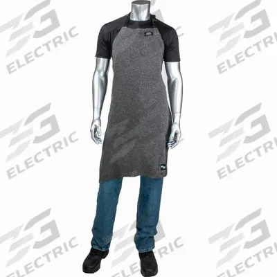 KUT GARD Cut-Resistant Apron: ANSI/ISEA Cut Level A6, ATA Fiber, Adj Strap with Buckle - Cut-Resistant Aprons