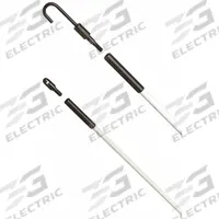 IDEAL Fish Stick: 10 AWG Max Wire Capacity, 24 AWG Min Wire Capacity, 1/4 in Rod Dia, 24 ft, 6 ft (MPN 31-612). Key specifications — attr510723: 24 ft; attr546655: 6 ft; attr514943: (4) 6 ft Sections; attr510732: Rod Set; attr424188: IDEAL.