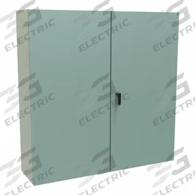 HAMMOND Electrical Enclosure: Steel, 48 in x 48 in x 12 in, NEMA 12/3R, Solid Cover - Steel Dust-Tight Enclosures