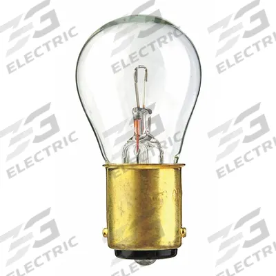 APPROVED VENDOR Incandescent Bulb: Incandescent, Double Contact Bayonet (BA15d), (S) Sign - BA15d Double-Contact Bayonet Base Lamps