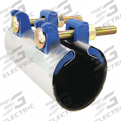 SMITH-BLAIR Repair Clamp: For 1 in Pipe, 6 in Overall Lg, 304 Stainless Steel - Partial-Gasket Repair Clamps for Tube & Pipe