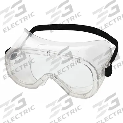 SELLSTROM Safety Goggles: Clear Lens Color, Uncoated, Direct, Elastic Band Material - Basic-Fit OTG Safety Goggles