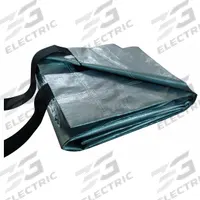 APPROVED VENDOR Tarp: 54.5 ft Lg, 47.67 ft Wd, Heavy Duty, 12 mil, Polyethylene, Black/Silver (MPN 5WUF7). Key specifications — Color: Black; Brand: APPROVED VENDOR.