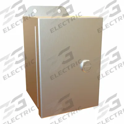HAMMOND Electrical Enclosure: Stainless Steel, 6 in x 4 in x 4 in, NEMA 12/13/3R/4/4X - Stainless Steel Enclosures
