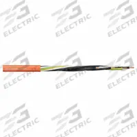 CHAINFLEX Motor Cable: 2 AWG, 1 Conductors, Order by the Foot, PVC Jacket, 600 V (MPN CF885-350-01). Key specifications — Conductor Material: Copper; Conductor Configuration: Single; Minimum Bend Radius Factor - Fixed: 8 x OD; Minimum Bend Radius Factor - Flexible: 12 x OD; Includes Ground: No; Minimum Bend Radius Factor - E-Chain: 15 x OD; Resistance Properties: Flame Retardant; Standards: EAC TC RU C-DE. ME77.B.01561.