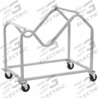NATIONAL PUBLIC SEATING Chair Cart: 470 lb, 28 in L x 18 1/2 in W x 26 in H, For 35 Chairs, Gray (MPN DY-87). Key specifications — Frame Color: Gray; Brand: NATIONAL PUBLIC SEATING; Caster/Wheel Configuration: (2) Swivel.