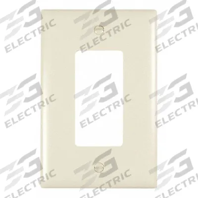 LEGRAND Wall Plate: Decorator-Rocker, 1 Gang, Brown - General Purpose Wall Plates