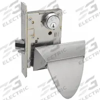 SARGENT Door Lockset: Classroom Security Paddle Locksets, Stainless Steel, ADA Compliant (MPN SG-8238ALP-32D LH 2 CYLINDERS)
