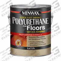 MINWAX Finish: Varnish, Interior, Oil, 1 gal Container Size, Wood, Satin, Clear, Transparent, Minwax (MPN 130250000). Key specifications — Brand: MINWAX; Transparency: Transparent; Use Location: Interior; Sheen: Satin; Sub-Brand: Minwax; Color: Clear; Resin Type: Polyurethane.