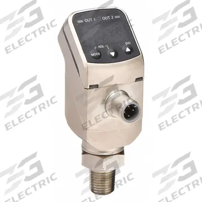 ASHCROFT Indicating Transmitter: 0 psi to 3,000 psi, 4 to 20 mA DC/(1) Switch, 4-Pin M12 Connector - Digital Pressure Transmitters with 4-Pin M12 Connector