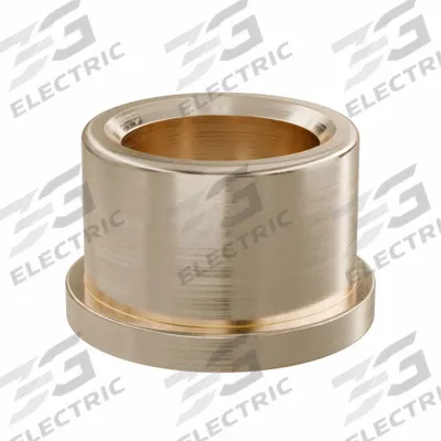 OILITE Flanged Sleeve Bearing: Bronze, SAE 841, 5/8 in Bore, 7/8 in OD, 5/8 in Lg - Lubricated General Purpose Metallic Flanged Sleeve Bearings