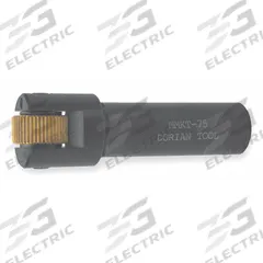 DORIAN Knurling Holder: 2 1/2 in Shank Lg, 3 7/8 in Overall Lg, 1 Knurls Required, MMKT (MPN MMKT-75-O)