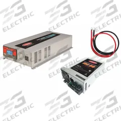 TUNDRA Inverter and Battery Charger: Pure Sine Wave, 5,000 W Peak Output Power, 10.5 to 15V DC (MPN ICS25280). Key specifications — Charger Input Voltage: 105 to 130V AC; Brand: TUNDRA; Charger Output Voltage: 13.2V to 14.4V; Inverter Input Voltage: 10.5 to 15V DC; Inverter Output Form: Pure Sine Wave; Inverter Output Voltage: 120V AC.