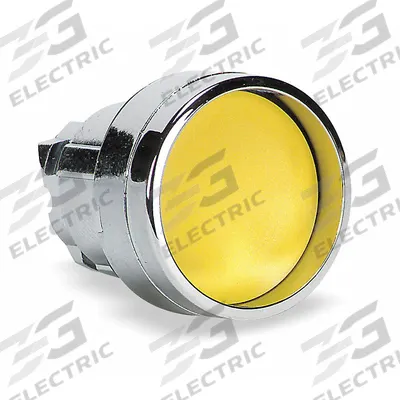SCHNEIDER Recessed Push Button: 22 mm Mounting Size, Metallic - Flush-Mount & Recessed Push-Button Operators