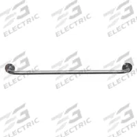 HEALTHSMART Wall Grab Bar: Straight, 32 in Lg, 1 in Dia, Steel, Chrome-Plated, 250 lb Wt Capacity (MPN 521-1570-0632). Key specifications — Finish: Chrome-Plated; Brand: HEALTHSMART.