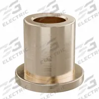 Flanged Sleeve Bearing: Bronze, SAE 841, 5 mm Bore, 8 mm OD, 10 mm Lg, -35°F to 300°F, 10 PK (MPN FFM0508-10B). Key specifications — System of Measurement: Metric; Material Grade: SAE 841; Flange Type: Flanged; Brand: OILITE.