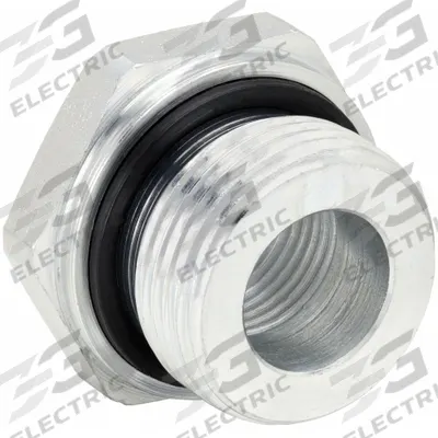PARKER Metal Pipe Straight: Straight, Carbon Steel, 3/4 in x 3/8 in - Hydraulic Threaded Extreme-Pressure Pipe Fittings
