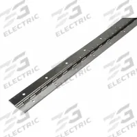 MONROE PMP Piano Hinge: Steel, 72 in Leaf Ht, 2 1/2 in Leaf Wd, Through Hole (MPN CB26025072GA). Key specifications — Material: Steel.