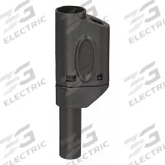 Banana Plug: CAT III 1000V, 2 1/8 in Lg, Brass, Nylon, 1,000 V Max Volt, 20 A Max Current, Black (MPN 5TXA5). Key specifications — Contact Material: Brass; Body Material: Brass; Brand: APPROVED VENDOR; Color: Black; Safety Rating: CAT III 1000V.