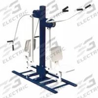 TRIACTIVE USA Combo Press Pull: 70 in Overall Ht, 78 in Overall Lg, 36 in Overall Wd, Blue/Green (MPN CSPB-B)