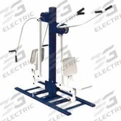 TRIACTIVE USA Combo Press Pull: 70 in Overall Ht, 78 in Overall Lg, 36 in Overall Wd, Blue/Green (MPN CSPB-B)