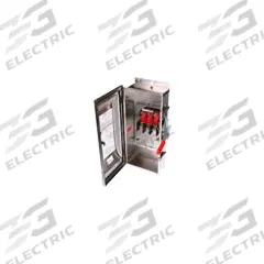 SIEMENS Safety Switch: Non-Fusible, 200 A, Three Phase, 600V AC, Galvanized Steel, Indoor (MPN HNF364). Key specifications — attr867131: SIEMENS.