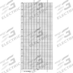 GRAPHIC CONTROLS Fanfold Paper Strip Chart: Fanfold Paper Strip Chart, 10 5/8 in Strip Chart Wd (MPN YOK B9585AH). Key specifications — Brand: GRAPHIC CONTROLS; Grid Color - NEW: Gray; Compatible with Manufacturer Model Number: LR 8100.