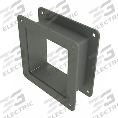 HOFFMAN Wireway Nipple: 4 in Wd, 4 in Ht, 2 in Lg - Nipples for Dust-Tight Wireways