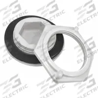 HUBBELL-WIEGMANN Hole Plug: Nonmetallic, For 0.75 in Hole Dia - Max, Fiberglass, 4X, Matte, Gray (MPN HW-FGHP). Key specifications — Color: Gray; Brand: HUBBELL-WIEGMANN; Finish: Matte; For Hole Type: Conduit; Includes: Lock Nut; Material: Fiberglass; NEMA Enclosure Rating: 4X.