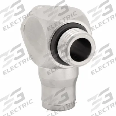 LEGRIS Push-Fit Adapter Fitting: 1/8 mm Pipe x 8 mm OD Size, BSPP x Push-to-Connect - Nickel-Plated Brass Tube Fittings