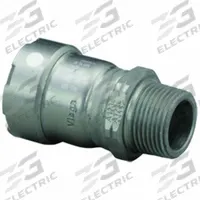 VIEGA MEGAPRESS Crimp Adapter Fitting: 2 in Pipe x 2 in Pipe Size, Press-fit x MNPT, Carbon Steel (MPN 84270). Key specifications — Brand: VIEGA MEGAPRESS.