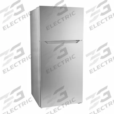 DANBY Refrigerator: Stainless Steel, 14.2 cu ft Total Capacity, 8 Shelves - Top-Freezer Refrigerators