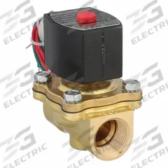 REDHAT Solenoid Valve: 2-Way, Normally Closed, 3/4 in Pipe Size, 110V AC/120V AC, High Flow (MPN EF8210G009). Key specifications — Pipe Size: 3/4 in; Voltage: 110V AC; Brand: REDHAT; Coil Enclosure: Watertight.