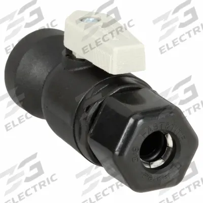 Parker Manual Two-Way Ball Valve: 3/8 in, Polypropylene, Straight, Sweat x FNPT - NSF 51 Compliant Polypropylene Ball Valves