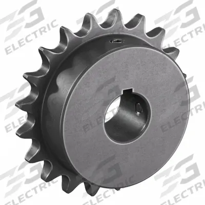 TRITAN Roller Chain Sprocket: 40, For 1/2 in Chain Pitch, 7/8 in Bore Dia, 20 Teeth - Size 40 Fixed-Bore Roller Chain Sprockets