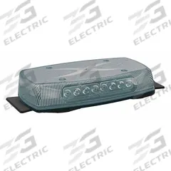 ECCO Mini Light Bar: Mini Light Bar Vehicle Light Bar Size, LED, SAE J845 Class 1, Mini Light Bar (MPN 5590CA-HBT). Key specifications — Electrical Connection: Plug; Series: 5590 Reflex Series; Brand: ECCO; Number of Flash Patterns: 18; Mount Type: Tape; Light SAE Class Rating: SAE Class 1.