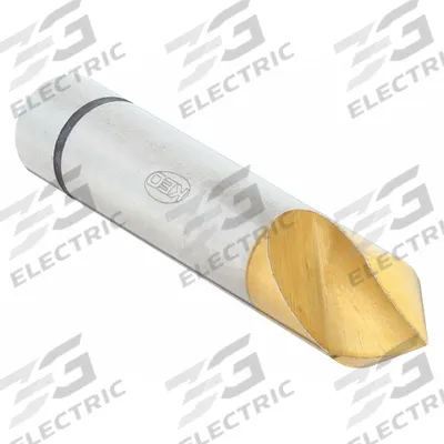 KEO Countersink: 60°, 1 Flute, 1/4 in Body Dia - Fast-Cutting Single-Flute Countersinks
