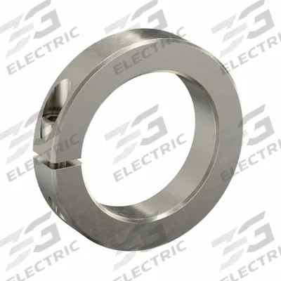 RULAND MANUFACTURING Shaft Collar: 1-Piece, Inch, Round, Clamp-On, 2 15/16 in Bore Dia - Stainless Steel Shaft Collars