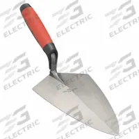 MARSHALLTOWN Philadelphia Trowel: Blade Material Carbon Steel, Blade Shape Philadelphia (MPN 19 10.5FG). Key specifications — attr1008691: DuraSoft; attr1016301: Masonry; attr1005001: MARSHALLTOWN; attr1008687: Philadelphia; attr1008692: Straight; attr1008688: Carbon Steel; attr1008689: Durable; attr1005002: Philadelphia Trowel.