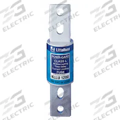 LITTELFUSE Fuse: Class L, KLLU Series, Bolt-On Body, Time-Delay, 1.6 kA, 600 V AC, 300 V DC (MPN KLLU1600X). Key specifications — Brand: LITTELFUSE; Series: KLLU.