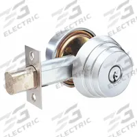 ARROW Deadbolt Lock: Cylindrical, 1 3/8 in Door Thick - Max, Chrome (MPN E61 26D CS). Key specifications — ADA Compliant: Yes; Brand: ARROW; Cylinder Core Type: Conventional Core Cylinder; Finish: Satin Chromium-Plated; Keyway Type: Schlage C; Visual Indicator Message: No Message; Includes Core: Core Included; Ligature Resistance: Not Ligature-Resistant.