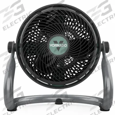 VORNADO Circulating Fan: 9 in Blade Dia, Non-Oscillating, 3 Speeds, 15 in Ht - Office Floor Fans