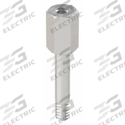 APPROVED VENDOR Standoff: Male x Female, 3/4 in Lg, Hex, Aluminum, Plain, 1/4 in Hex Wd - Aluminum Male x Female Standoffs